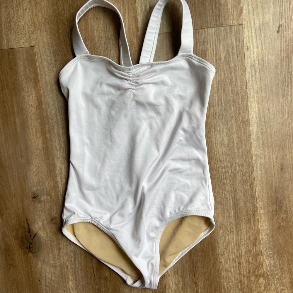 Kids White Suffolk Leotard